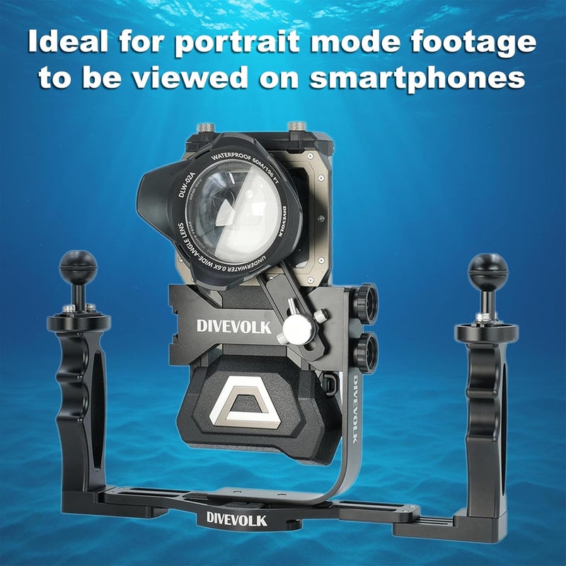 DIVEVOLK Vertical Horizontal Switching L Bracket for Seatouch 4 Max housing - Image 3